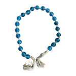 Cordón Esfera Cristal Azul