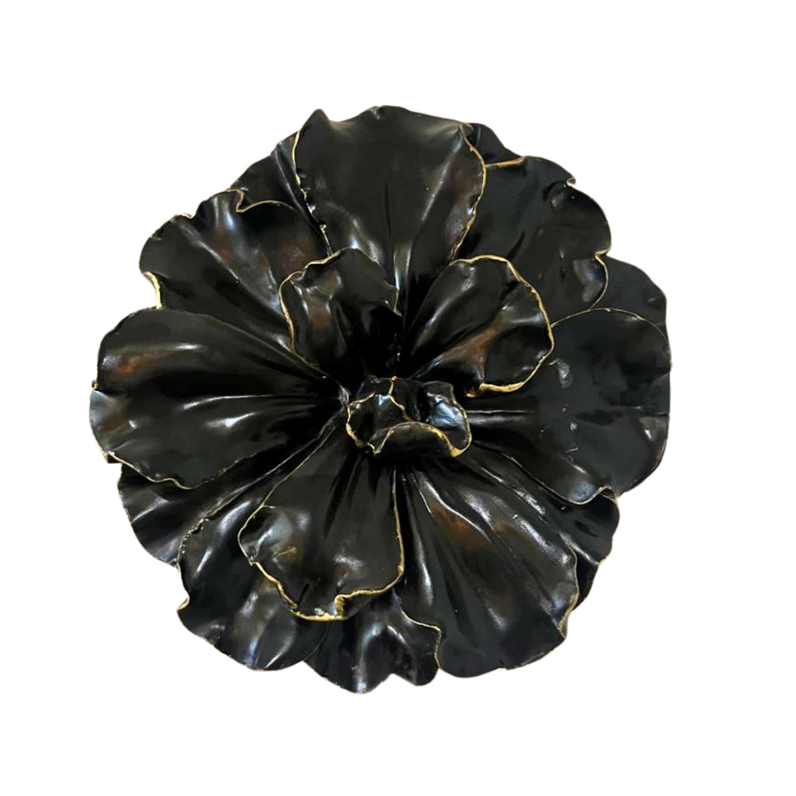 Flor Negra Cerámica
