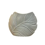Florero Tropical Hoja Redonda