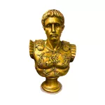 Busto Decorativo en Acabado Dorado