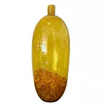 Jarrón Amarillo Ovalado