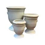 Set de Tres Jarrones Blancos