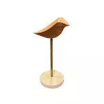 Escultura de Pájaro de Madera