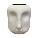 Florero Blanco Bajo