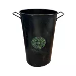 Florero Negro de Metal