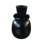 Florero Negro Bajo Cacho