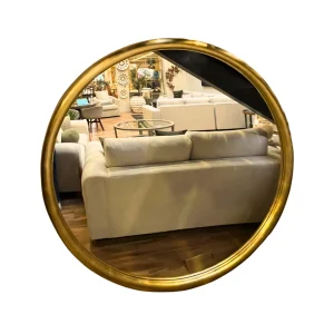 Espejo Round Gold