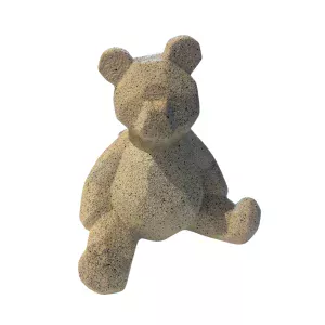 Oso Geómetrico Granito Blanco